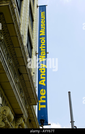 Le Warhol Museum de Pittsburgh, Pennsylvania PA Banque D'Images