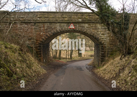 Pont de chemin de fer désaffectées Glanton Northumberland, Angleterre. Banque D'Images