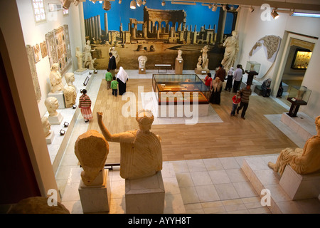 L'intérieur du Musée National, Tripoli, Libye, Afrique du Nord Banque D'Images