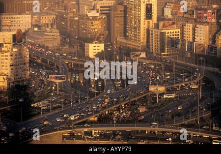 Vue générale de la ville du Caire, Egypte, Afrique du Nord. Banque D'Images