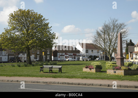 Toddington village vert dans le Bedfordshire Banque D'Images