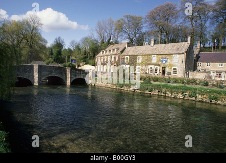 Hotel Swan Bibury, Cotswolds, Banque D'Images