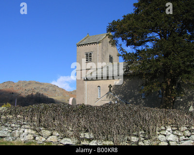 L'église de St Cuthbert,Kentmere Lake District, Cumbria, Angleterre, Royaume-Uni Banque D'Images