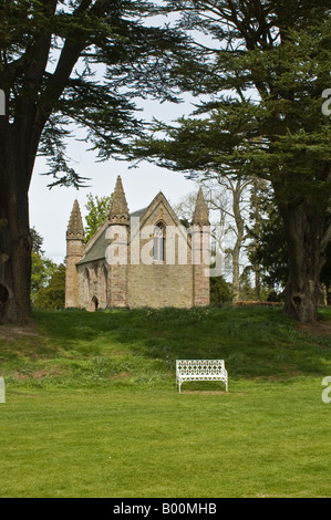 Chapelle presbytérienne dans les motifs de Scone Palace, Ecosse Banque D'Images