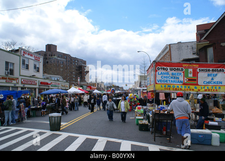 Foire de rue à Brooklyn New York 4/2008 Banque D'Images