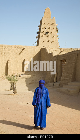 Mali, Tombouctou. Le 14e siècle, la Mosquée de Djingareiber - la Grande Mosquée - à Tombouctou. Banque D'Images