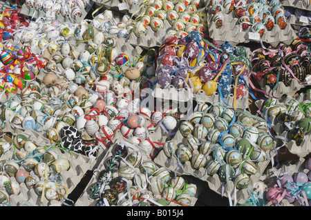 Vieux Marché de Pâques viennois sur la Freyung Banque D'Images