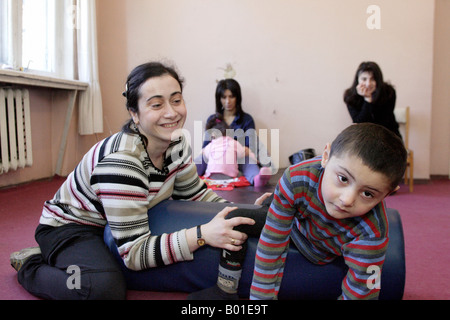 Centre de réadaptation pour enfants et des pathologies neurologiques, troubles dans Tbilissi, Géorgie Banque D'Images