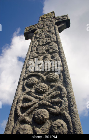 La croix de St Martin sur l'île d'Iona Banque D'Images