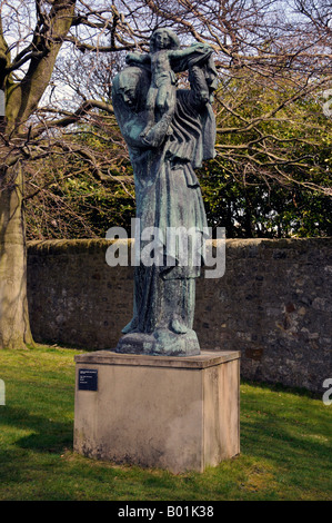 Vierge d'Alsace sculpture en bronze de Emile-Antoine Bourdelle,Dean Gallery, Edinburgh, Ecosse Banque D'Images