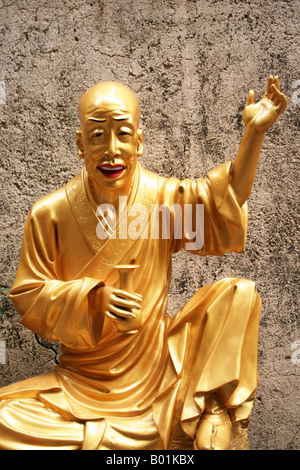 Dix mille bouddhas 10000 Monastère, Shatin, Hong Kong, Chine. Banque D'Images