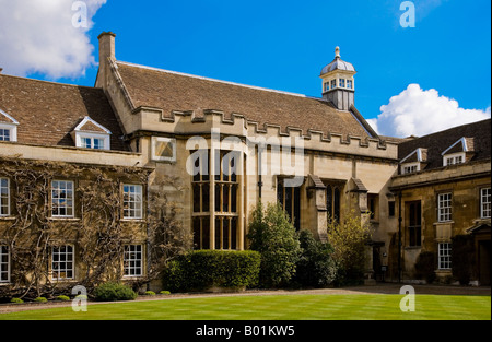Première partie de cour au Christ's College, Université de Cambridge, Cambridge, England, UK Banque D'Images