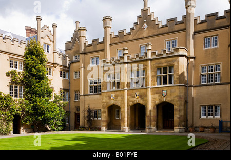 Hall Court, Sidney Sussex College, Université de Cambridge, Cambridge, Cambridgeshire, Angleterre, RU Banque D'Images