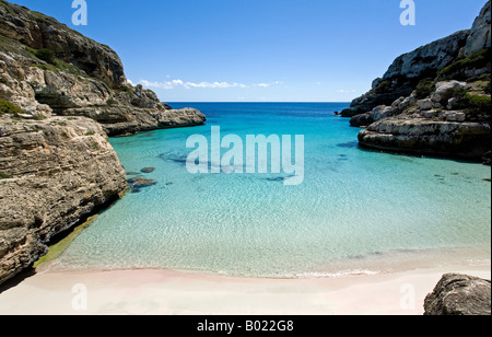 Es Calo des Marmols,plage de l'île de Majorque, Espagne Banque D'Images