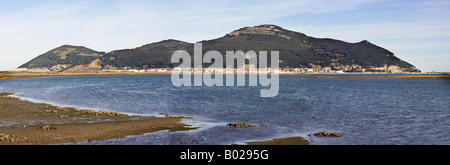 Panorama de l'Espagne et santona l'entrée d'une baie Banque D'Images