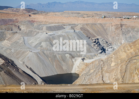 Arizona - Sahuarita Mission s'Asarco mine de cuivre à ciel ouvert l'entreprise propose des visites de la mine et de l'usine Banque D'Images