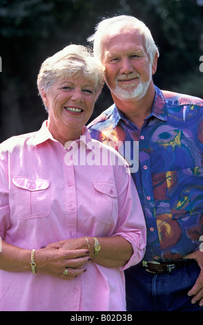 Portrait of a senior couple Banque D'Images