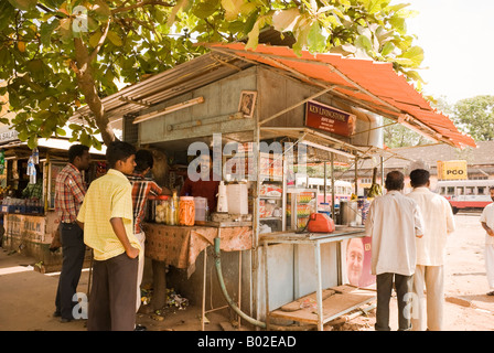 Laiju Palatty's Ken Livingstone, Coffe Shop, embarcadère, Cochin, Kerala, Inde Banque D'Images