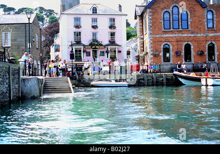 Approching le terminal du ferry de Fowey Cornnwall Banque D'Images