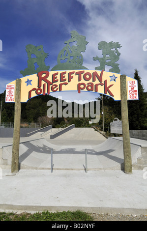 Reefton Roller Park New Zealand Banque D'Images