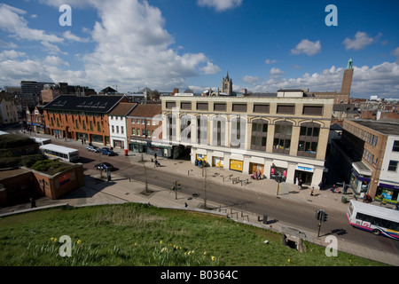 Vue depuis le château de Norwich Norwich sur Banque D'Images