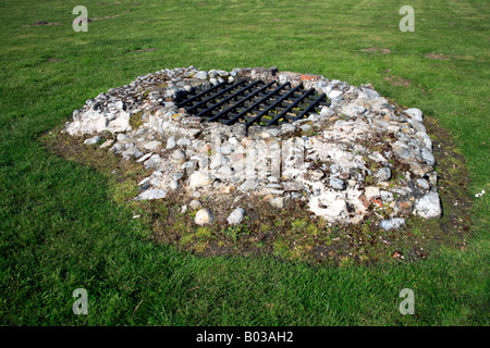 Demeure de bien situé dans la cour intérieure du château, près de Baconsthorpe Holt, Norfolk, Royaume-Uni. Banque D'Images