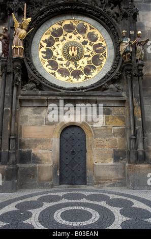 Horloge astronomique, Prague, République Tchèque Banque D'Images