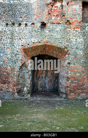 Détail de la principale chambre au rez-de-chaussée dans l'entrée du château, près de Baconsthorpe Holt, Norfolk, Royaume-Uni. Banque D'Images