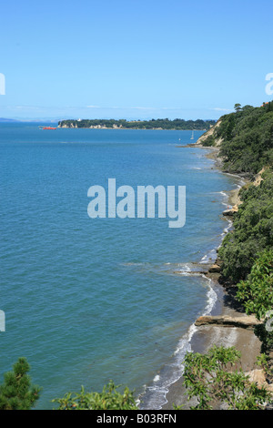 Vues autour de la baie Mission Achilles point Auckland New Zealand Banque D'Images