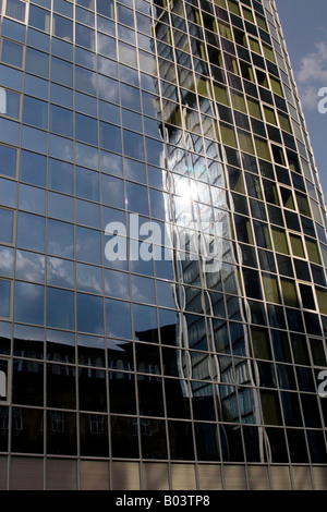 Quartier des banques de Francfort Allemagne Banque D'Images