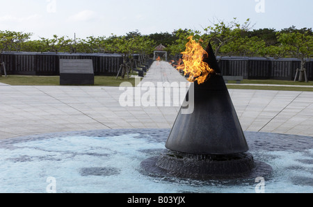 Le Parc de la paix d'Okinawa sur l'île d'Okinawa au Japon Banque D'Images