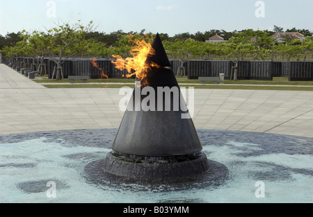 Le Parc de la paix d'Okinawa sur l'île d'Okinawa au Japon Banque D'Images
