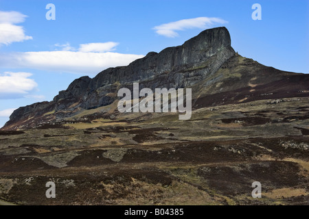 Un Sgurr la colline la plus élevée sur l'île des Hébrides intérieures de Eigg Banque D'Images