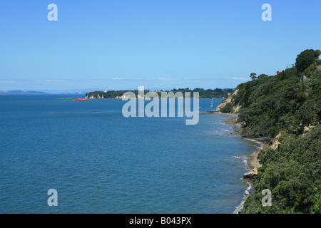 Vues autour de la baie Mission Achilles point Auckland New Zealand Banque D'Images