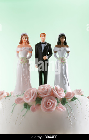 Figurines de mariage Banque D'Images