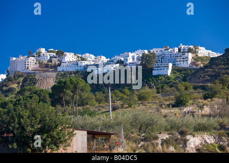 Ville de Mojacar, Costa de Almeria, Province d'Almeria, Andalousie, Espagne (Andalousie), l'Europe. Banque D'Images