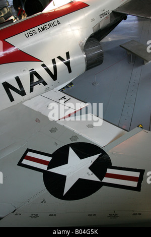 Fantôme de l'US NAVY AIRCRAFT WING -Imperial War Museum Duxford, Banque D'Images
