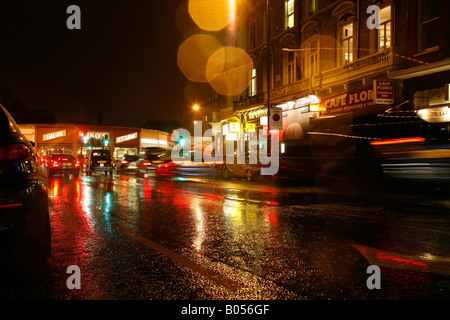 Harrington Road pluie à South Kensington, Londres Banque D'Images