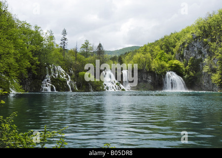 Galovac cascade, la Croatie, les lacs de Plitvice NP Banque D'Images