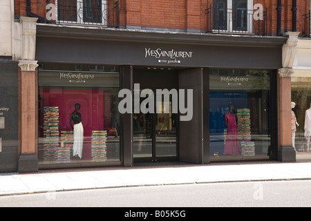 Yves St Laurent boutique Sloane Street, Knightsbridge Banque D'Images