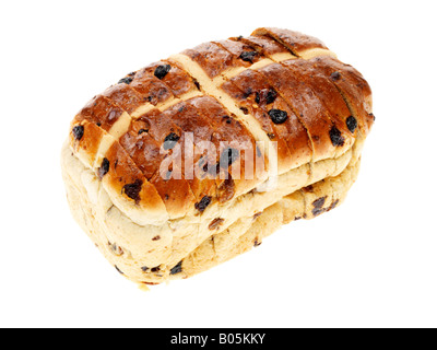 Hot cross bun miche Banque D'Images