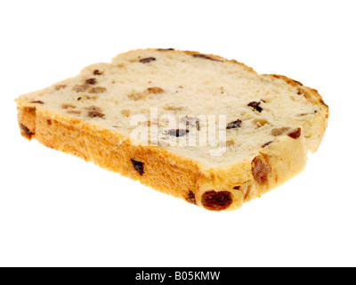 Tranche de pain hot cross bun Banque D'Images