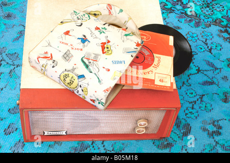 Dansette + 45 ans Banque D'Images