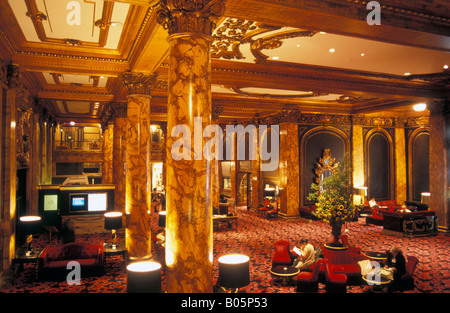 Vue de l'intérieur de l'hôtel Fairmont de San Francisco California USA Banque D'Images