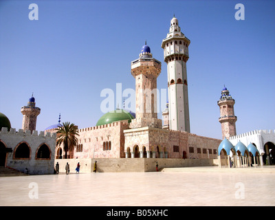 La Grande Mosquée, Touba, au Sénégal, en Afrique de l'Ouest Banque D'Images