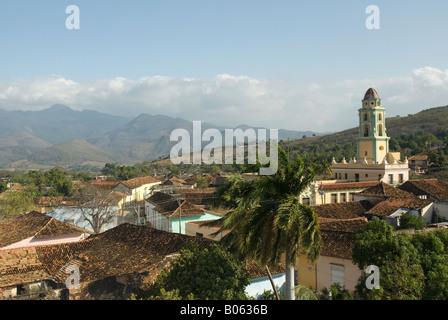 Vue paysage de Trinidad, Cuba. Banque D'Images