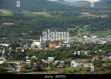 Canada, Québec, région de Charlevoix. Aperçu de la baie de St. Banque D'Images