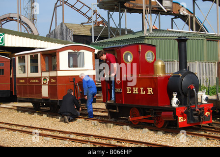 Hayling Hayling Island, ferroviaire, Hampshire, Angleterre, Royaume-Uni Banque D'Images