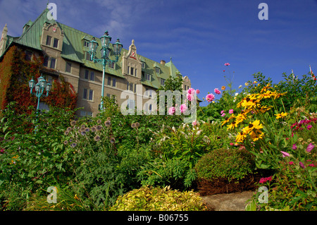 Canada, Québec. Région de Charlevoix, à Pointe-au-Pic, l'hôtel Fairmont Le Manoir Richelieu. Des biens. Banque D'Images