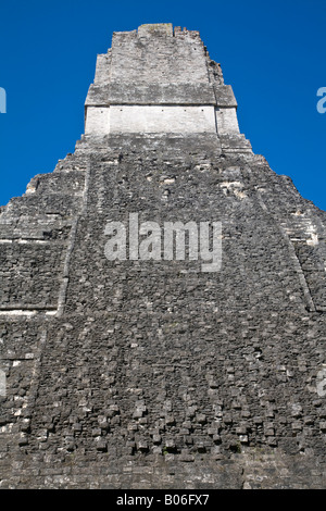 Guatemala, El Petén, Tikal, Gran Plaza, Temple 1 - Temple du Grand Jaguar Banque D'Images